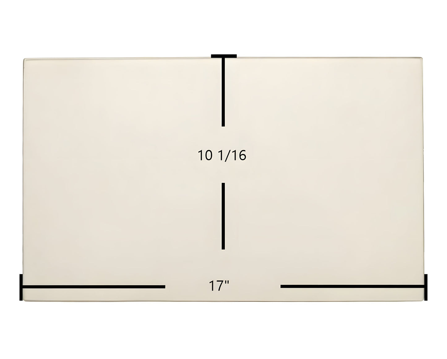 Ceramic Replacement Glass for Arrow 1600, 1800, 2000, 2400, 2590 - 17" x 10 1/16"