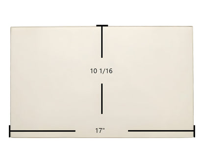 Ceramic Replacement Glass for Arrow 1600, 1800, 2000, 2400, 2590 - 17" x 10 1/16"
