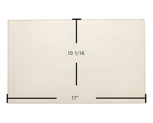 Ceramic Replacement Glass for Arrow 1600, 1800, 2000, 2400, 2590 - 17" x 10 1/16"