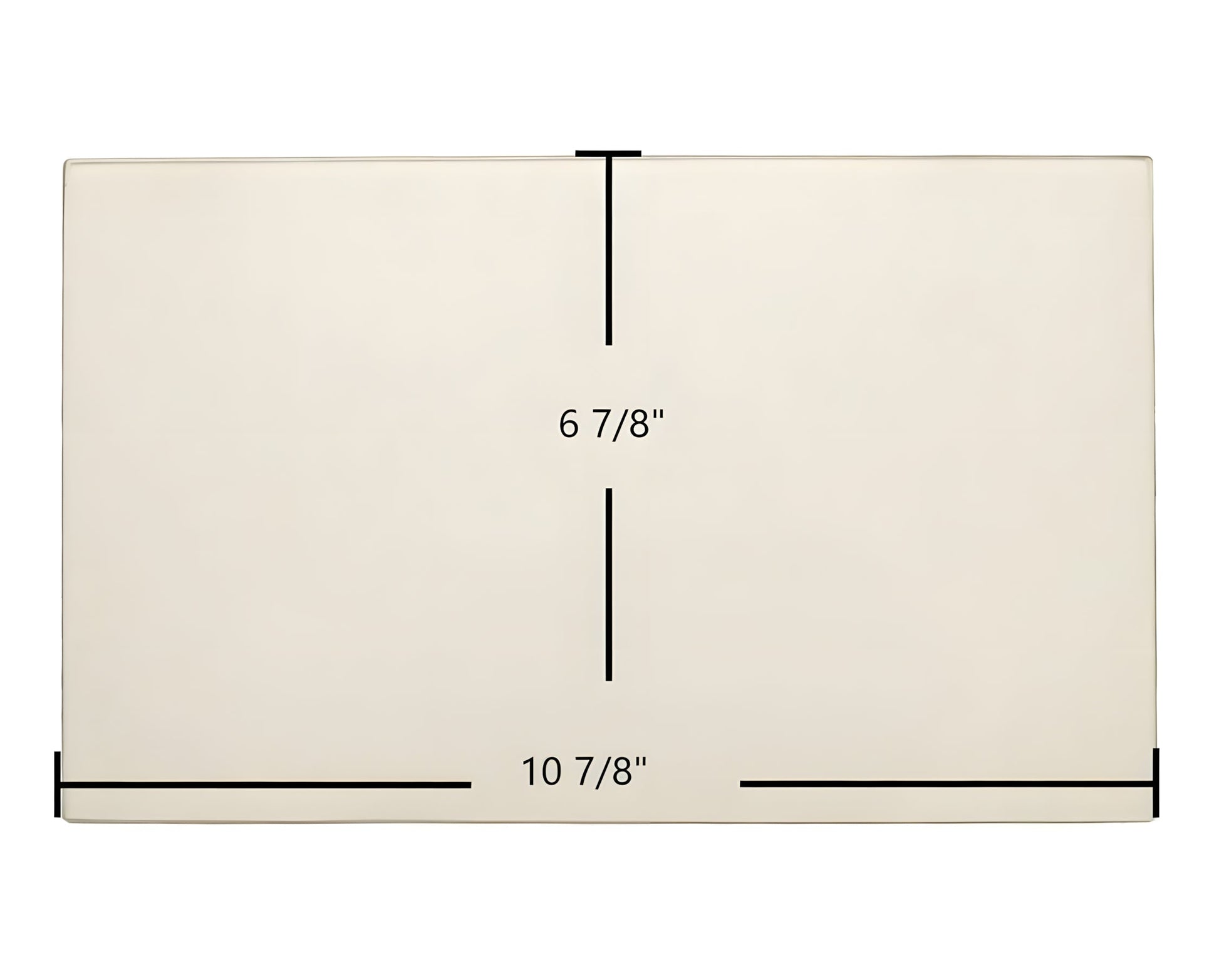 Ceramic Replacement Glass for Arrow 1800A, 2400A, 1890 - 6 7/8" x 10 7/8"