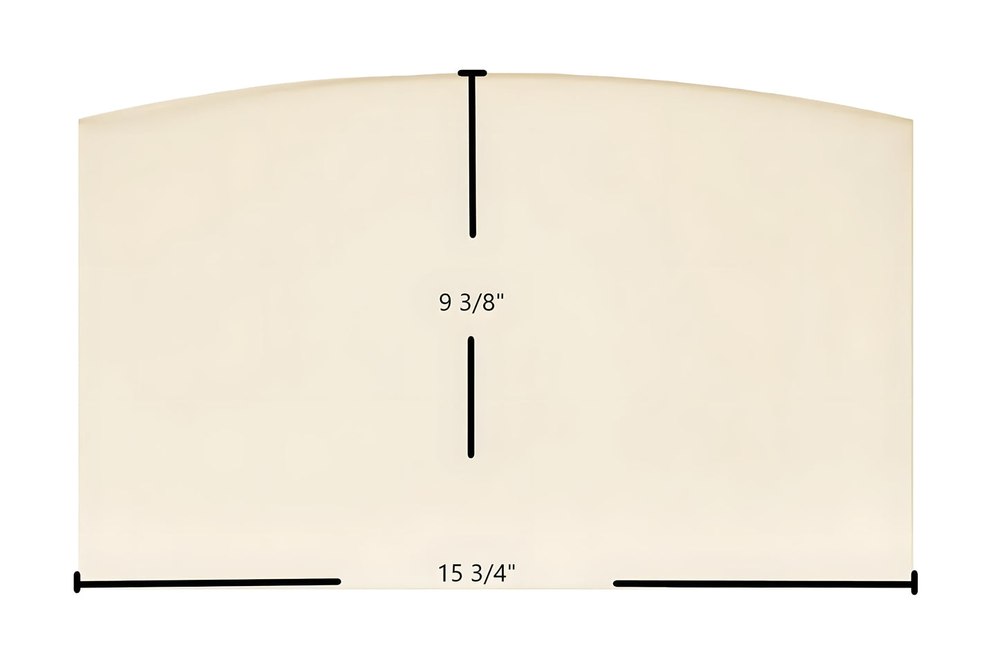 Ceramic Replacement Glass for Arrow S10 - 9 3/8" x 15 3/4"