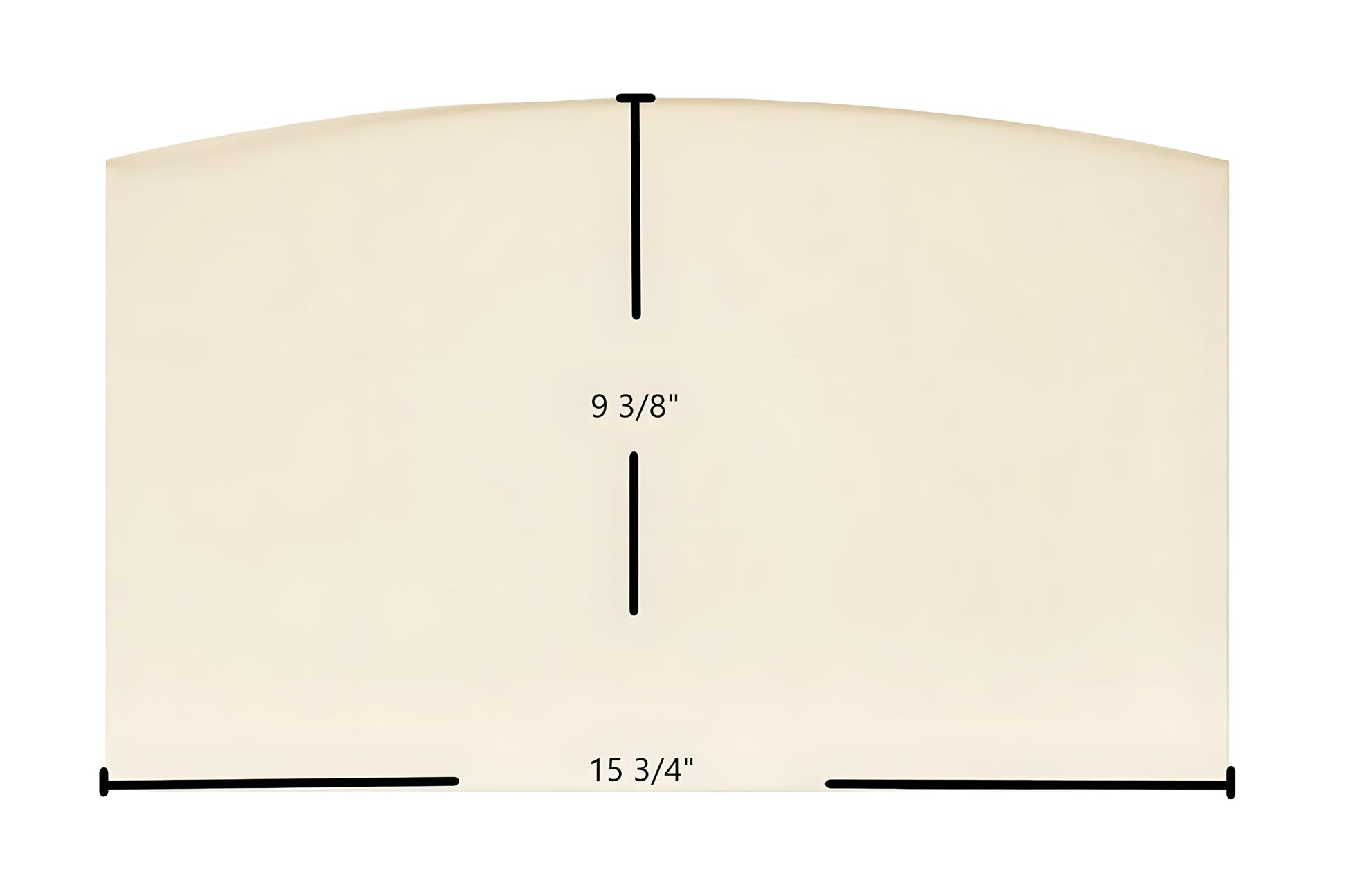 Ceramic Replacement Glass for Arrow S10 - 9 3/8" x 15 3/4"