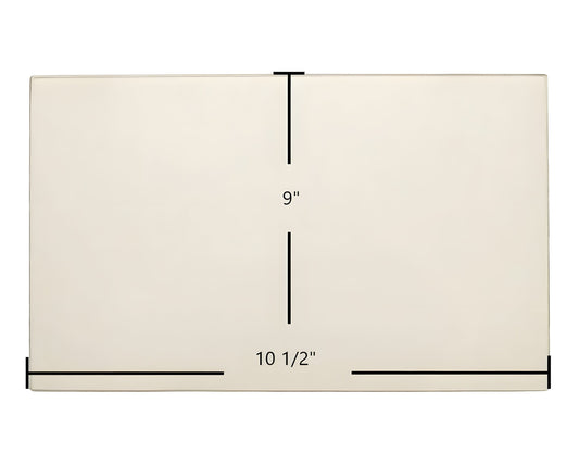 Ceramic Replacement Glass for Ashley Door Replacement Ceramic Glass | 9" x 10 1/2" - 9" x 10 1/2"