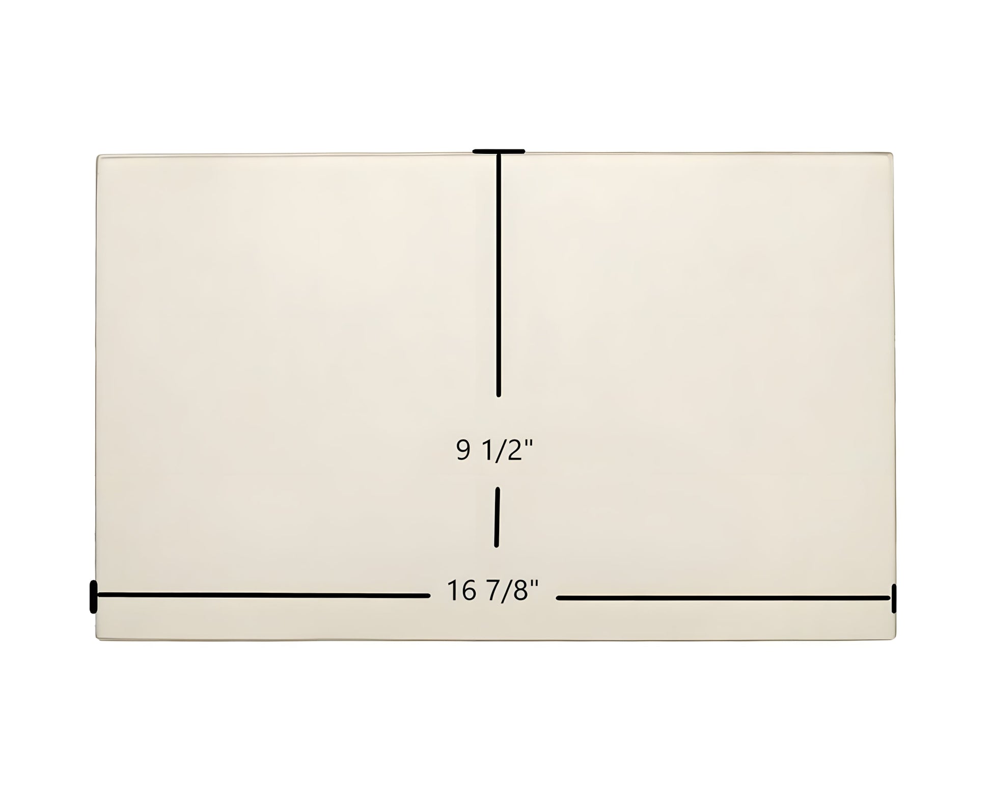 Ceramic Replacement Glass for Ashley AFS241 Replacement Ceramic Glass | 16 7/8" x 9 1/2" | Part #053350 - 16 7/8" x 9 1/2"