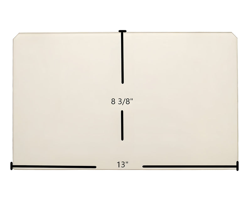 Ceramic Replacement Glass for Ashley AP5770, AP5770I Glass Replacement - 13" x 8 3/8"