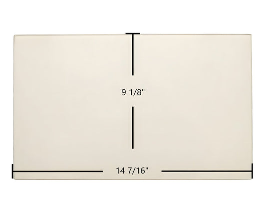 Ceramic Replacement Glass for Ashley AC2000 /AWC31 Door Replacement Ceramic Glass | 9 1/8" x 14 7/16" | Part #891813 - 9 1/8" x 14 7/16"