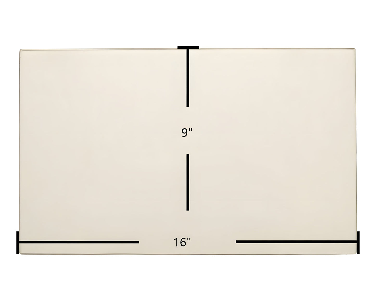 Ceramic Replacement Glass for Aurora 7GASDN Door Glass Replacement - 16" x 9"