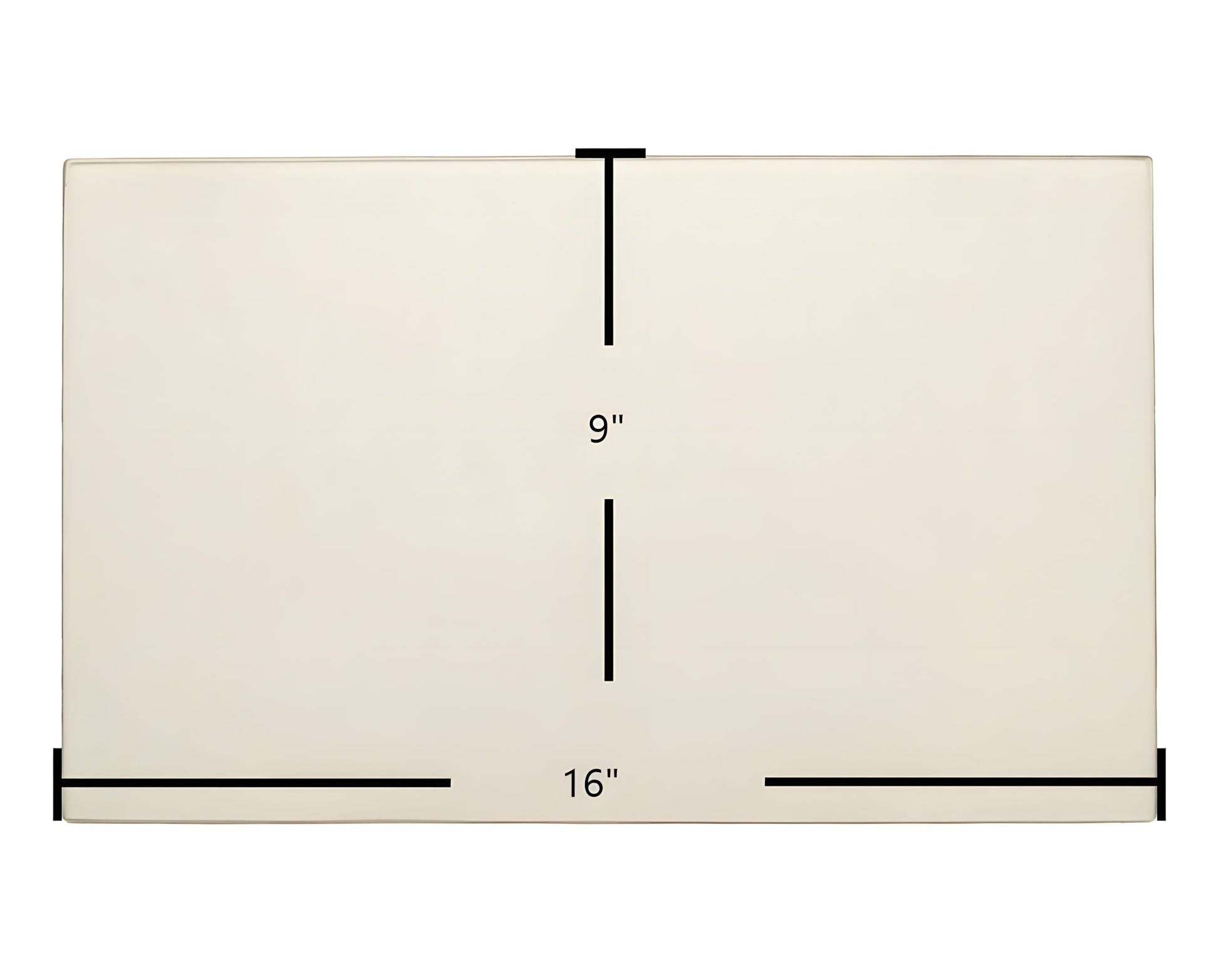 Ceramic Replacement Glass for Aurora 7GASDN Door Glass Replacement - 16" x 9"