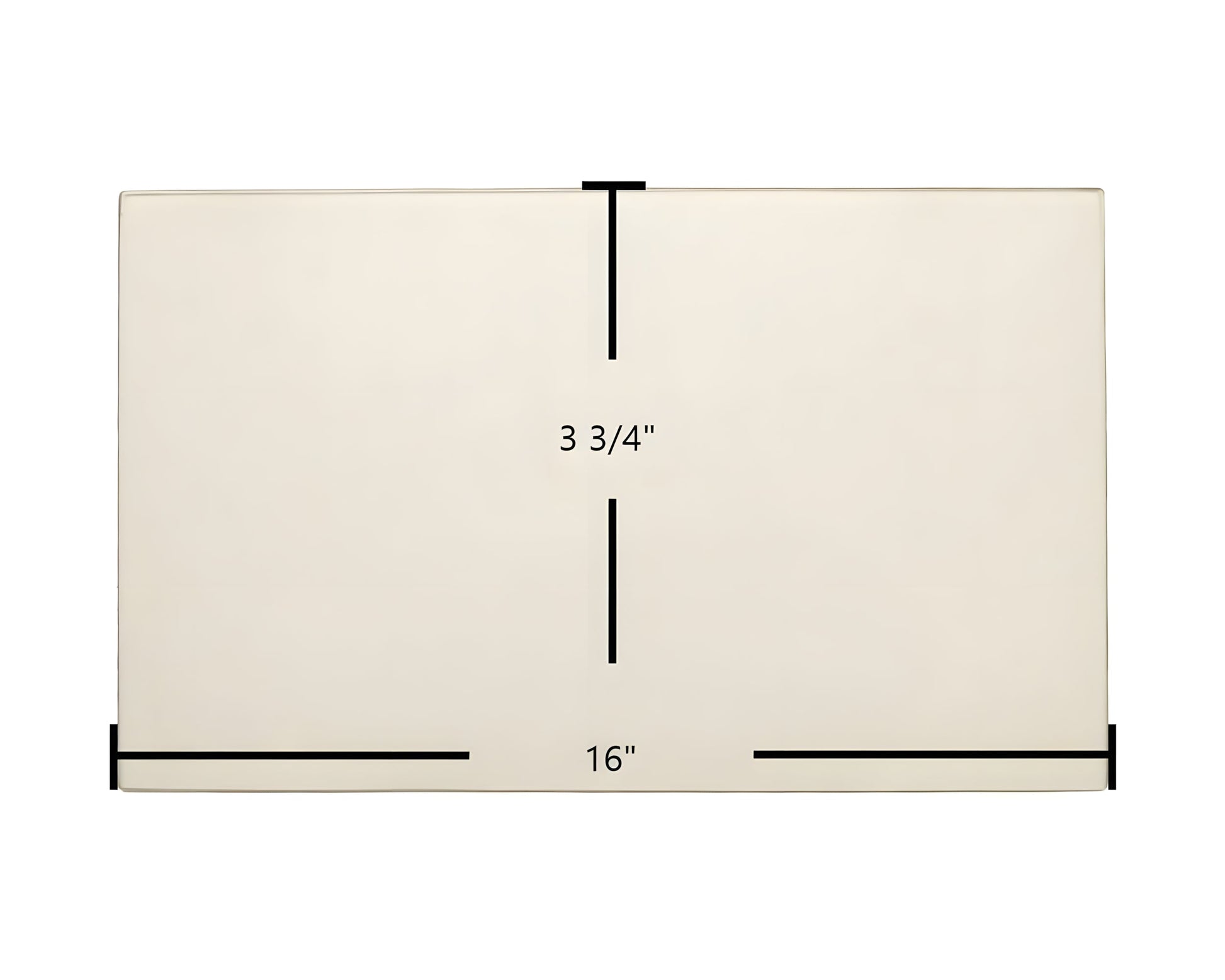 Ceramic Replacement Glass for Aurora 7GASDN-ND Door Glass Replacement - 16" x 3 3/4"