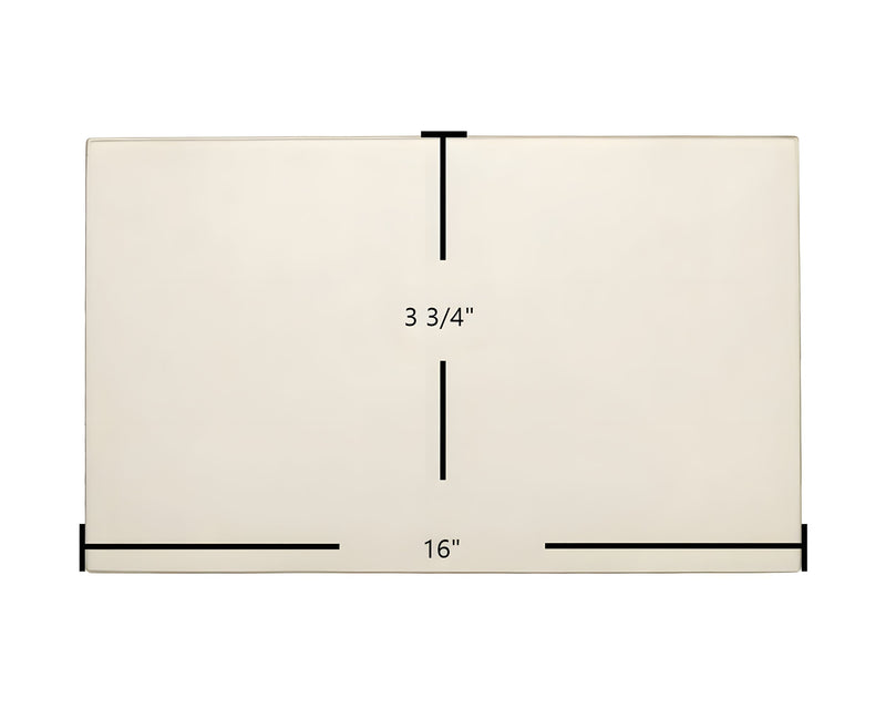 Ceramic Replacement Glass for Aurora 7GASDN-ND Door Glass Replacement - 16" x 3 3/4"