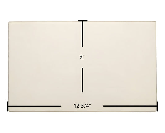 Ceramic Replacement Glass for Aurora 7GASDO-ND Door Glass Replacement - 12 3/4" x 9"