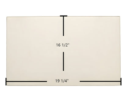 Ceramic Replacement Glass for Austroflamm Chester Compact/Xtra Door Glass Replacement - 16 1/2" x 19 1/4"