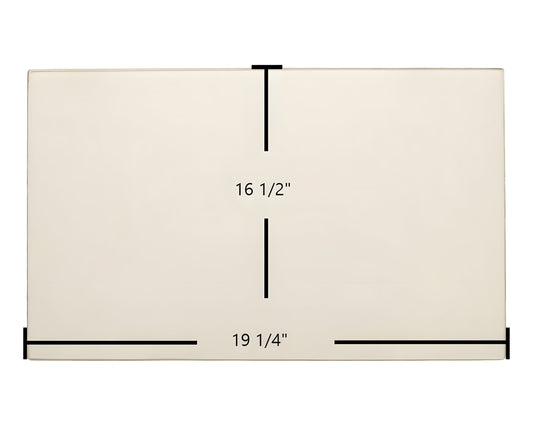 Ceramic Replacement Glass for Austroflamm Chester Compact/Xtra Door Glass Replacement - 16 1/2" x 19 1/4"