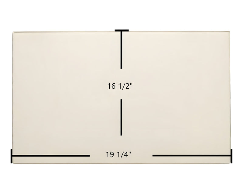 Ceramic Replacement Glass for Austroflamm Chester Compact/Xtra Door Glass Replacement - 16 1/2" x 19 1/4"