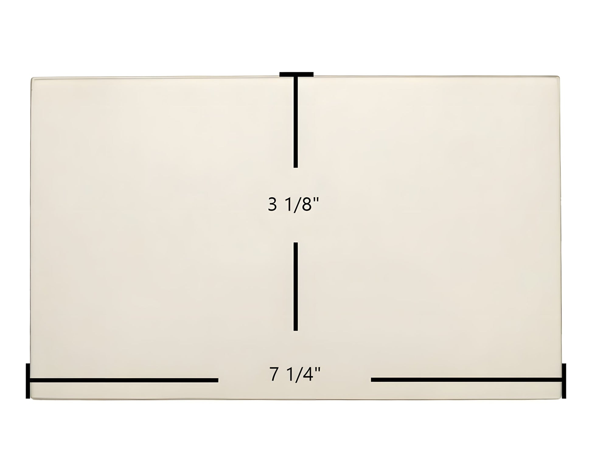 Ceramic Replacement Glass for Austroflamm G1 Door Glass Replacement - 7 1/4" x 3 1/8"