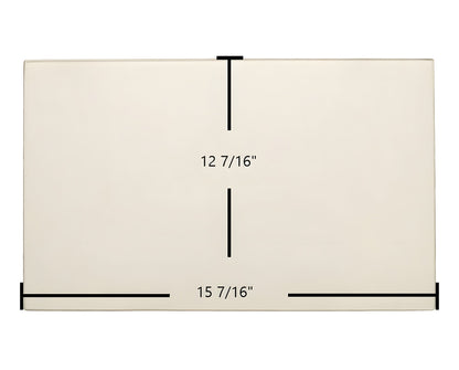 Ceramic Replacement Glass for Austroflamm G3 Door Glass Replacement - 12 7/16" x 15 7/16"