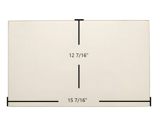 Ceramic Replacement Glass for Austroflamm G3 Door Glass Replacement - 12 7/16" x 15 7/16"