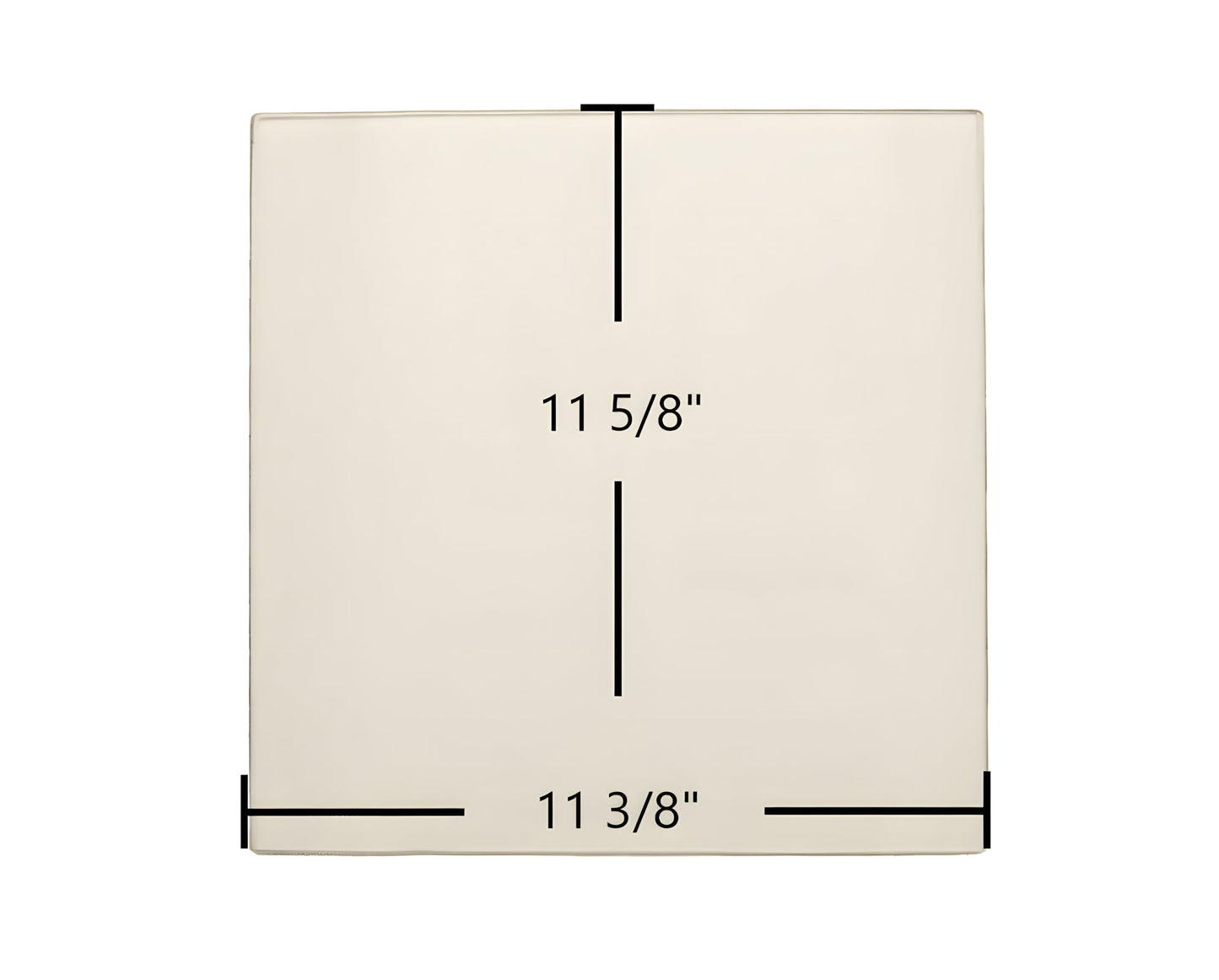 Ceramic Replacement Glass for Austroflamm Integra FS Door Glass Replacement - 11 3/8" x 11 5/8"