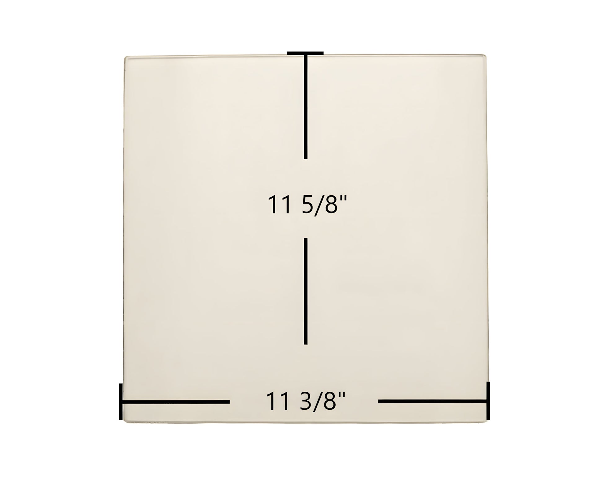 Ceramic Replacement Glass for Austroflamm Integra FS Door Glass Replacement - 11 3/8" x 11 5/8"