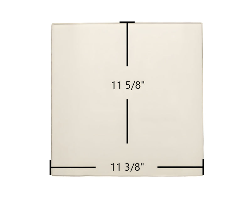 Ceramic Replacement Glass for Austroflamm Integra FS Door Glass Replacement - 11 3/8" x 11 5/8"