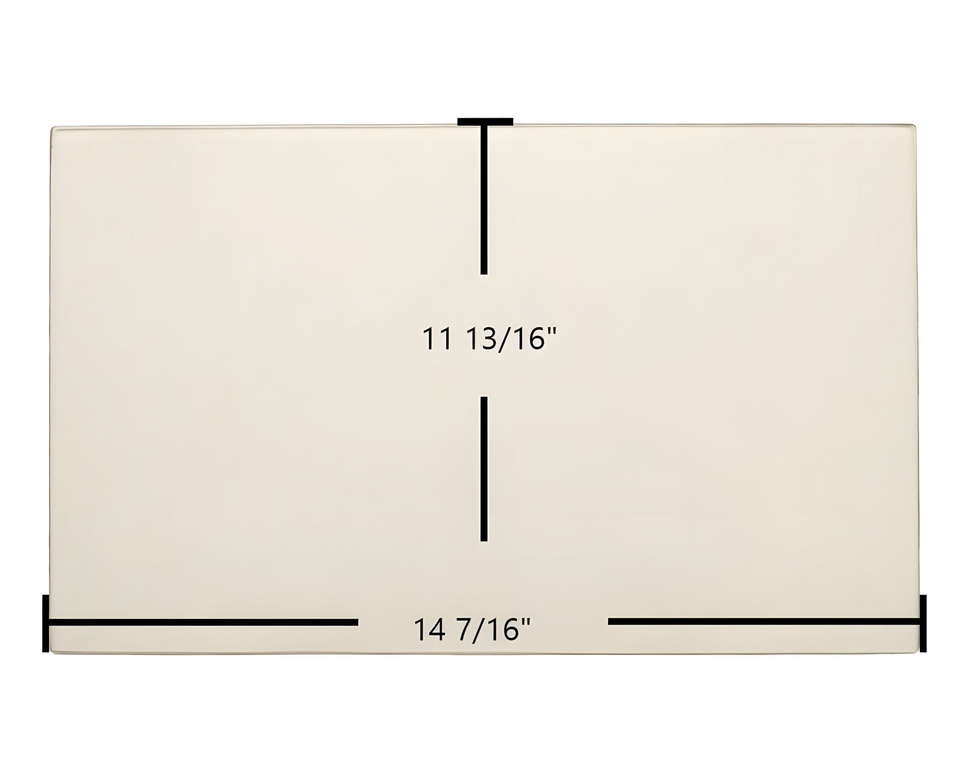 Ceramic Replacement Glass for Austroflamm Prima Door Glass Replacement - 14 7/16" x 11 13/16"