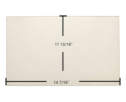 Ceramic Replacement Glass for Austroflamm Prima Door Glass Replacement - 14 7/16" x 11 13/16"