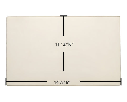 Ceramic Replacement Glass for Austroflamm Prima Door Glass Replacement - 14 7/16" x 11 13/16"