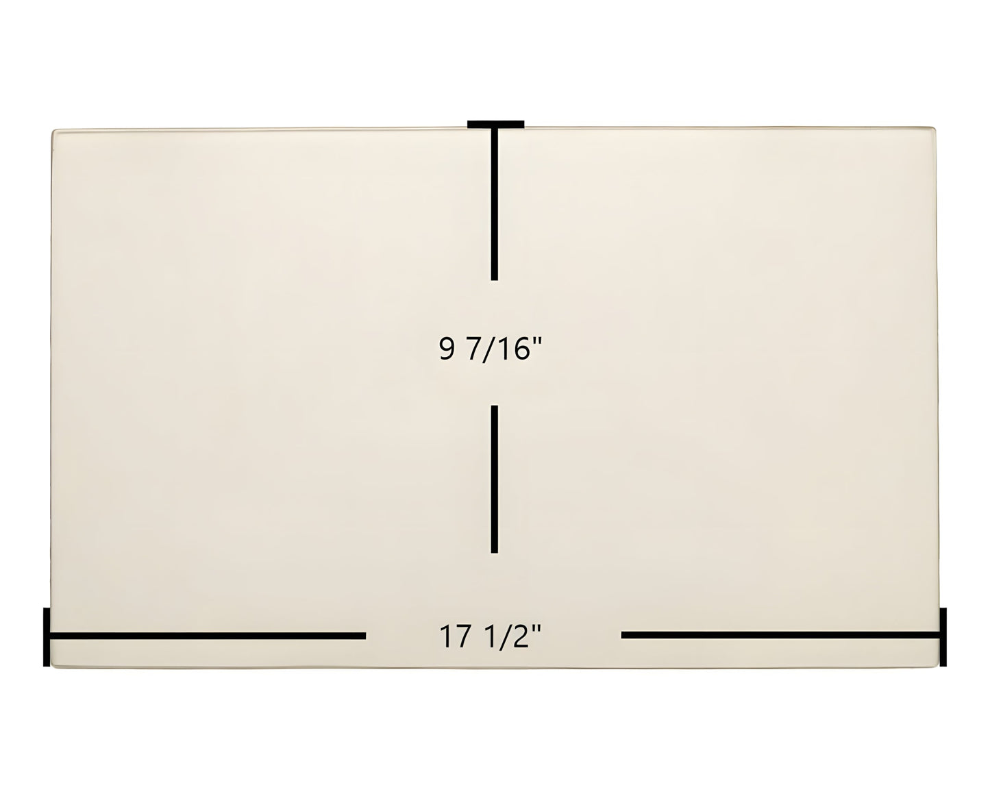 Ceramic Replacement Glass for Austroflamm Side Door Glass Replacement - 17 1/2" x 9 7/16"