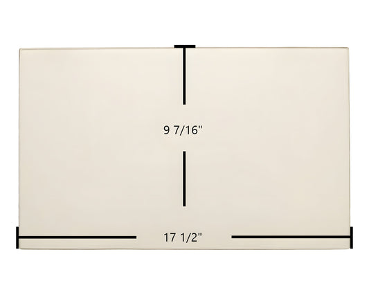 Ceramic Replacement Glass for Austroflamm Side Door Glass Replacement - 17 1/2" x 9 7/16"