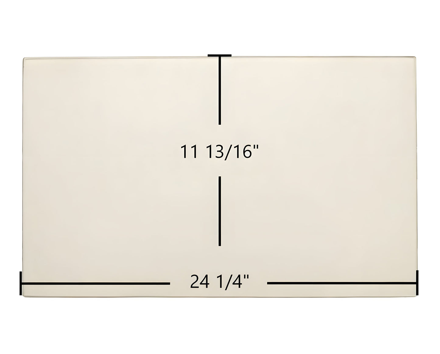 Ceramic Replacement Glass for Austroflamm Tria Door Glass Replacement - 24 1/4" x 11 13/16"