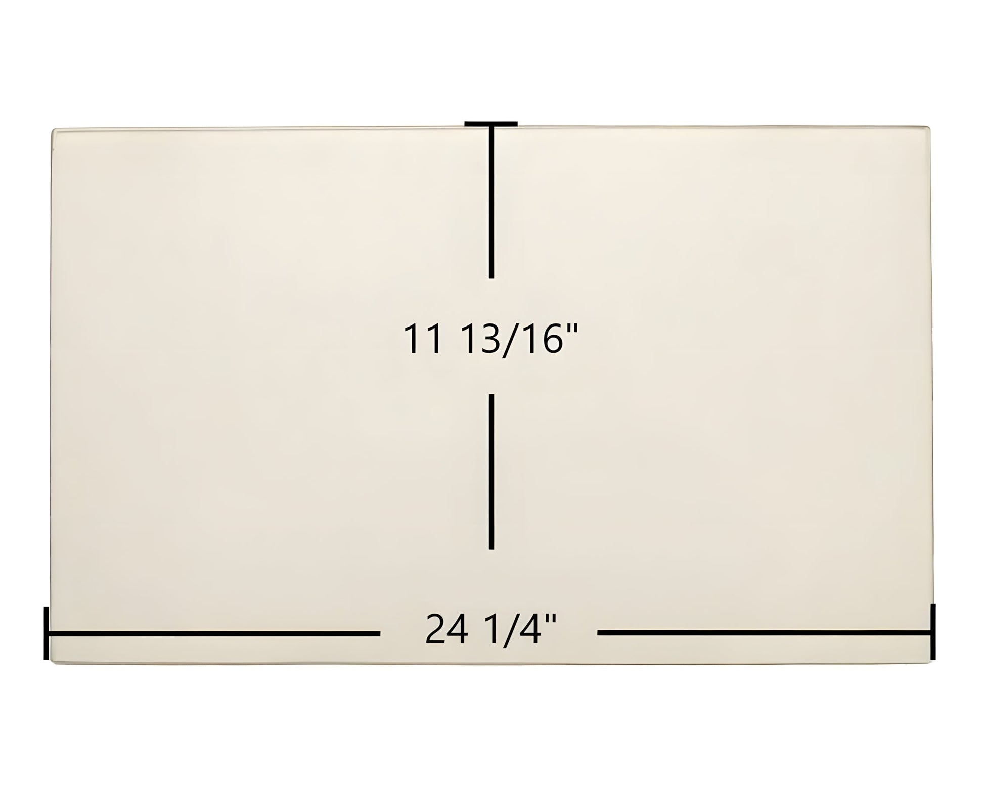 Ceramic Replacement Glass for Austroflamm Tria Door Glass Replacement - 24 1/4" x 11 13/16"