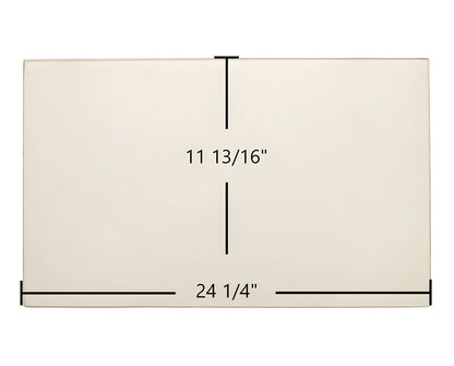 Ceramic Replacement Glass for Austroflamm Tria Door Glass Replacement - 24 1/4" x 11 13/16"