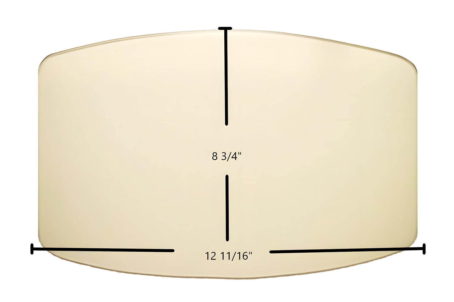 Ceramic Replacement Glass for Avalon 796 / 700 / 901 (Small) Door Glass Replacement - 12 11/16" x 8 3/4"