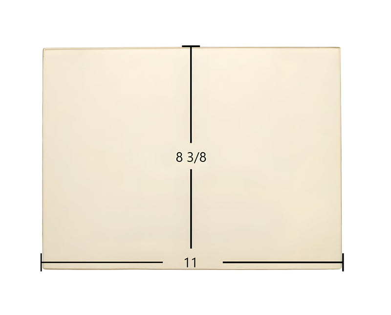 Ceramic Replacement Glass for Avalon Arbor / Lopi Leyden Door Glass Replacement - 8 3/8" x 11"