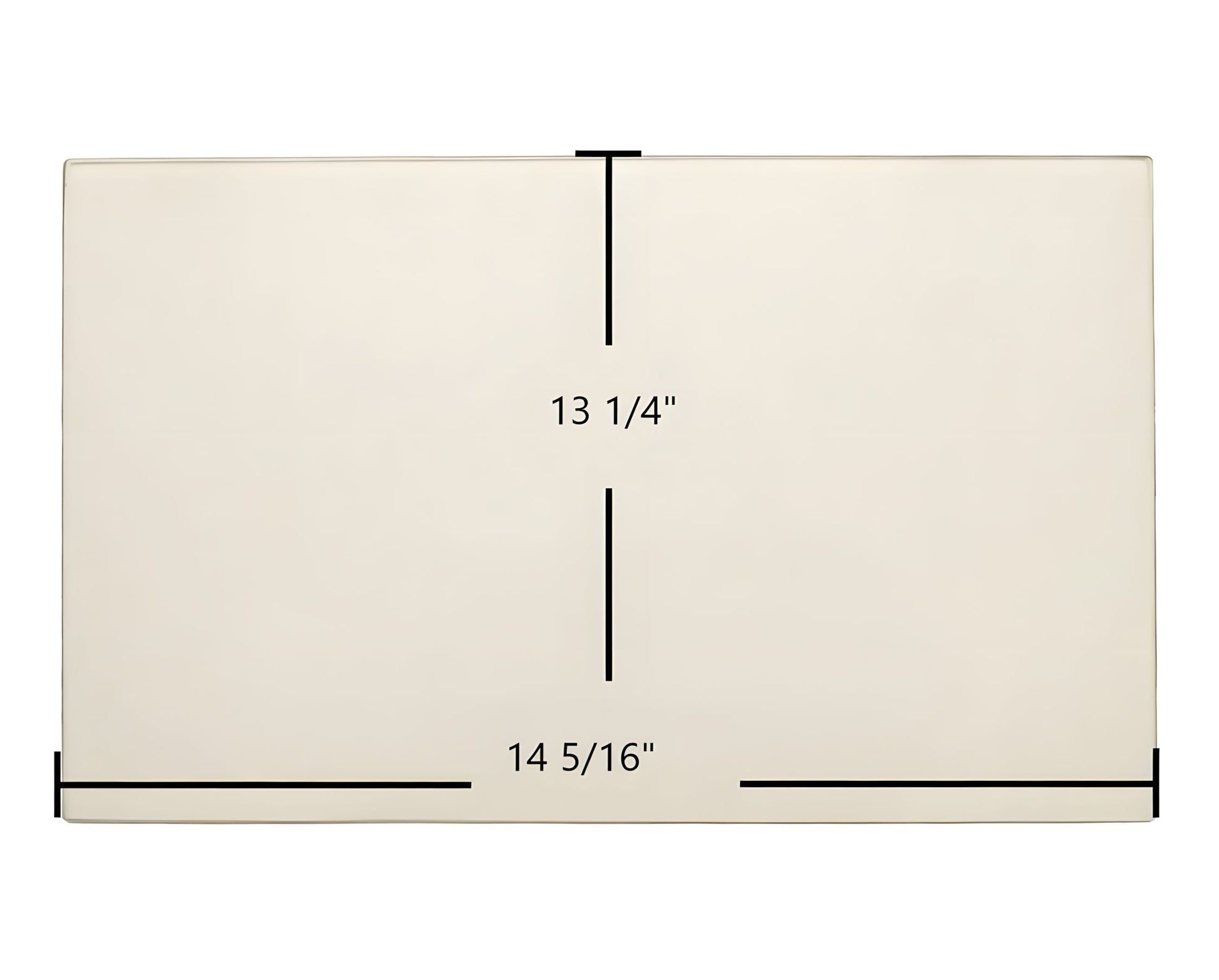 Ceramic Replacement Glass for Avalon Astoria Pellet Front Door Glass Replacement - 14 5/16" x 13 1/4"