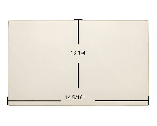 Ceramic Replacement Glass for Avalon Astoria Pellet Front Door Glass Replacement - 14 5/16" x 13 1/4"
