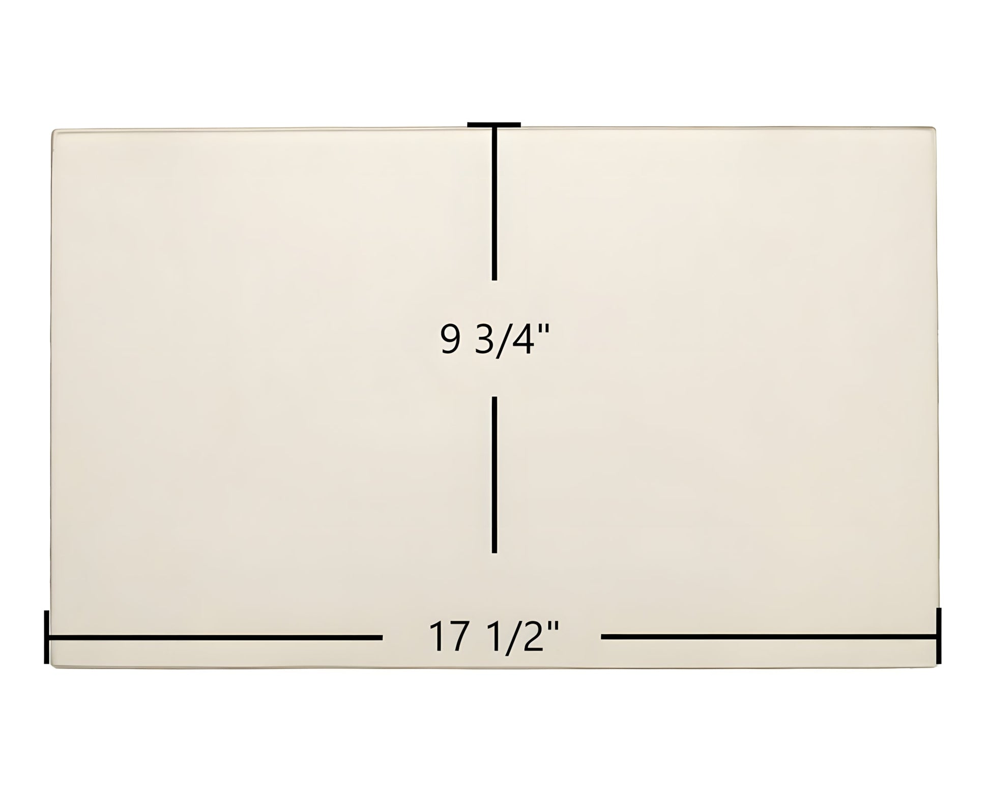 Ceramic Replacement Glass for Avalon Avanti Front Door Glass Replacement - 17 1/2" x 9 3/4"