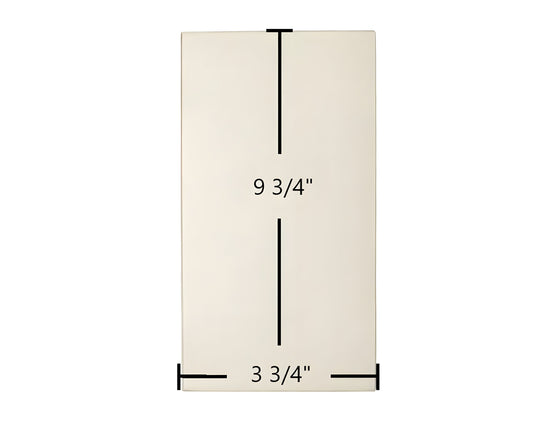 Ceramic Replacement Glass for Avalon Avanti Side Door Glass Replacement - 9 3/4" x 3 3/4"
