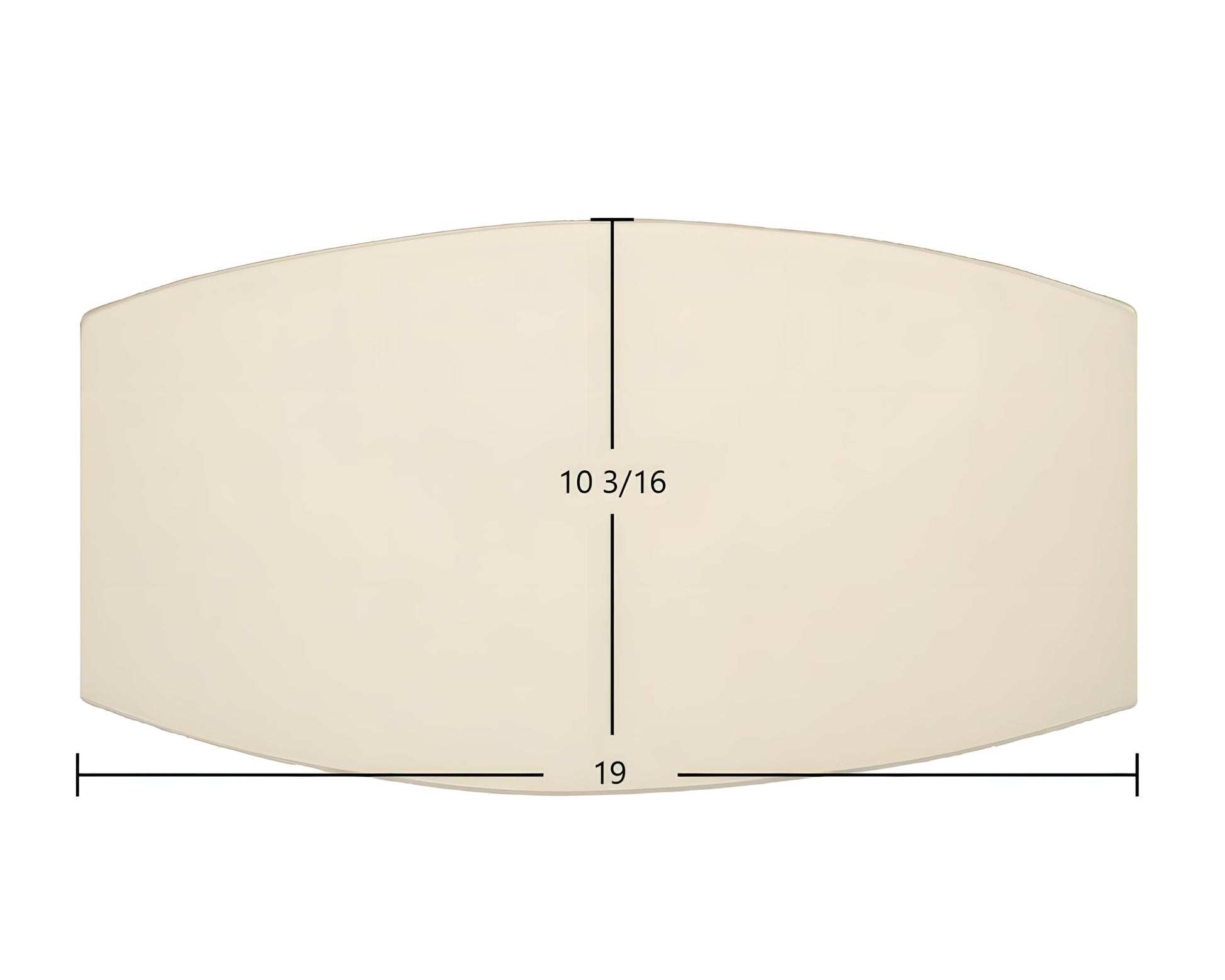 Ceramic Replacement Glass for Avalon Olympic / 1190 / 1196 Door Glass Replacement - 19" x 10 3/16"