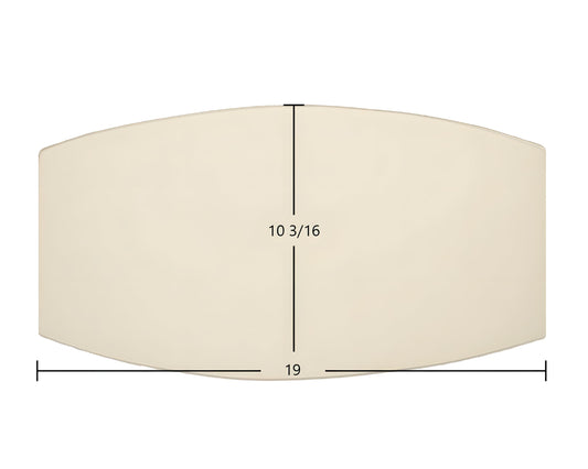 Ceramic Replacement Glass for Avalon Olympic / 1190 / 1196 Door Glass Replacement - 19" x 10 3/16"