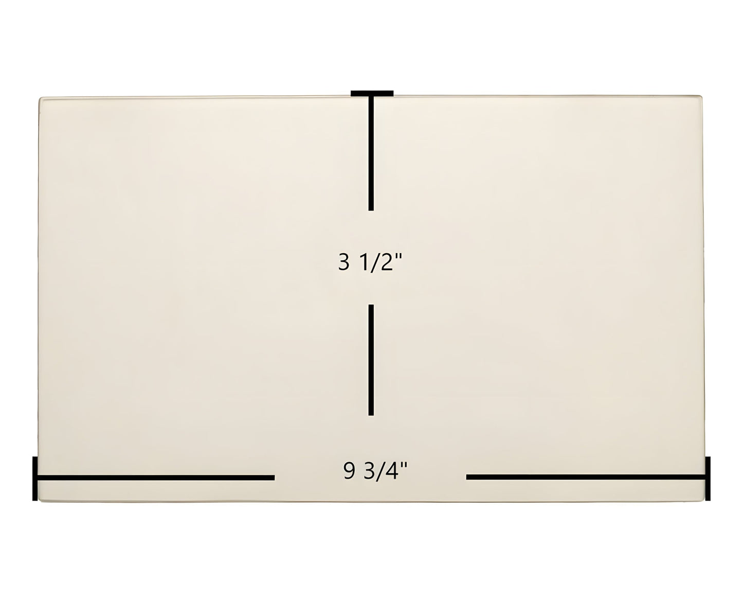 Ceramic Replacement Glass for Buck Bay Side Door Glass Replacement - 9 3/4" x 3 1/2"