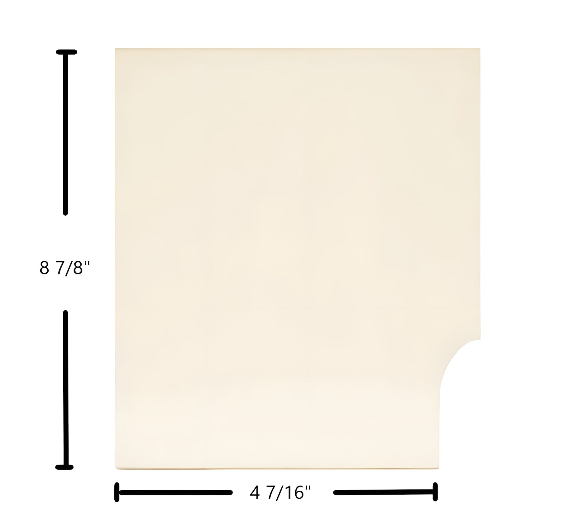Ceramic Replacement Glass for Better Than Benâs Door Glass Replacement - 8 7/8" x 4 7/16"