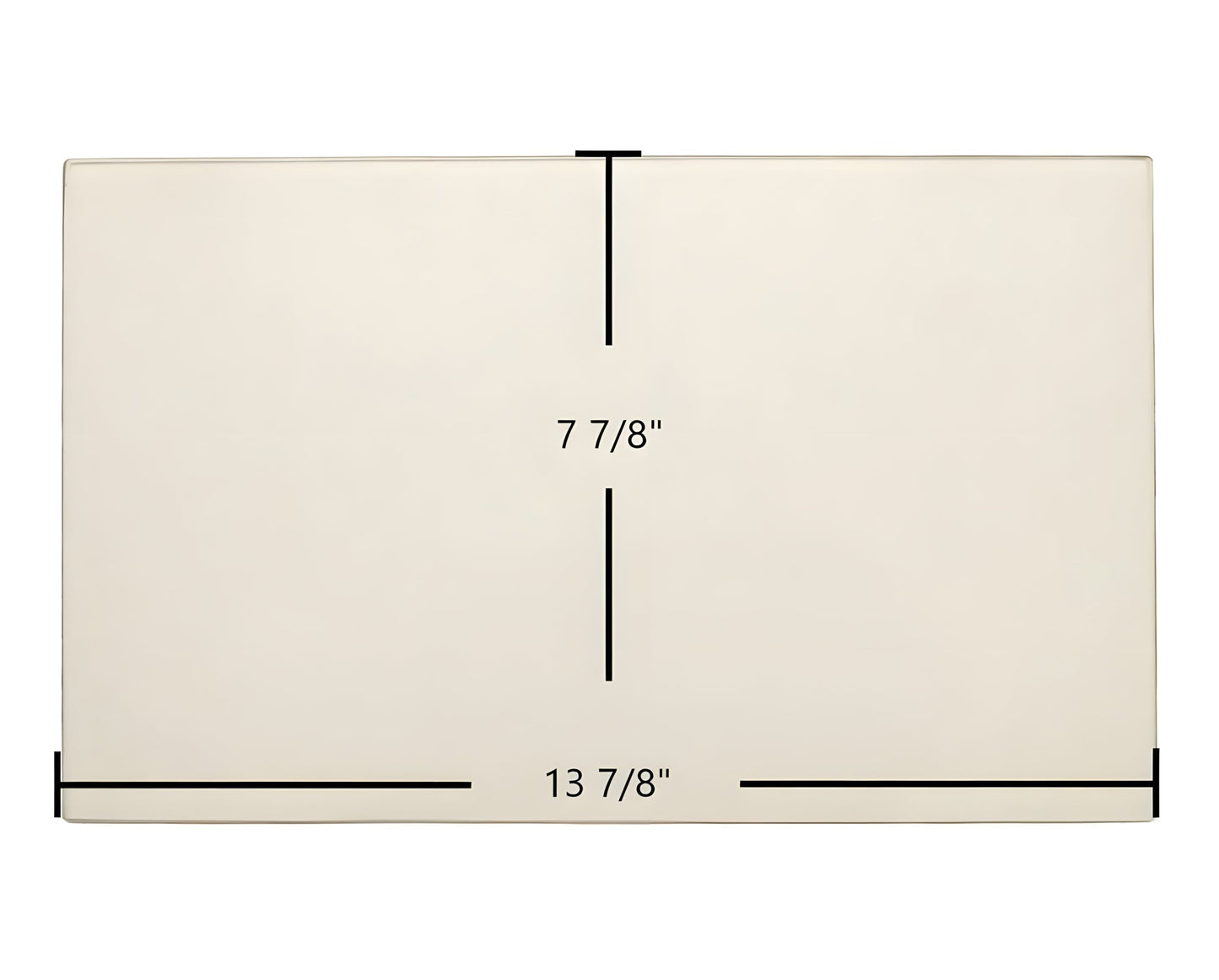 Ceramic Replacement Glass for Black Bart Single Door (BBSD) Glass Replacement - 13 7/8" x 7 7/8"