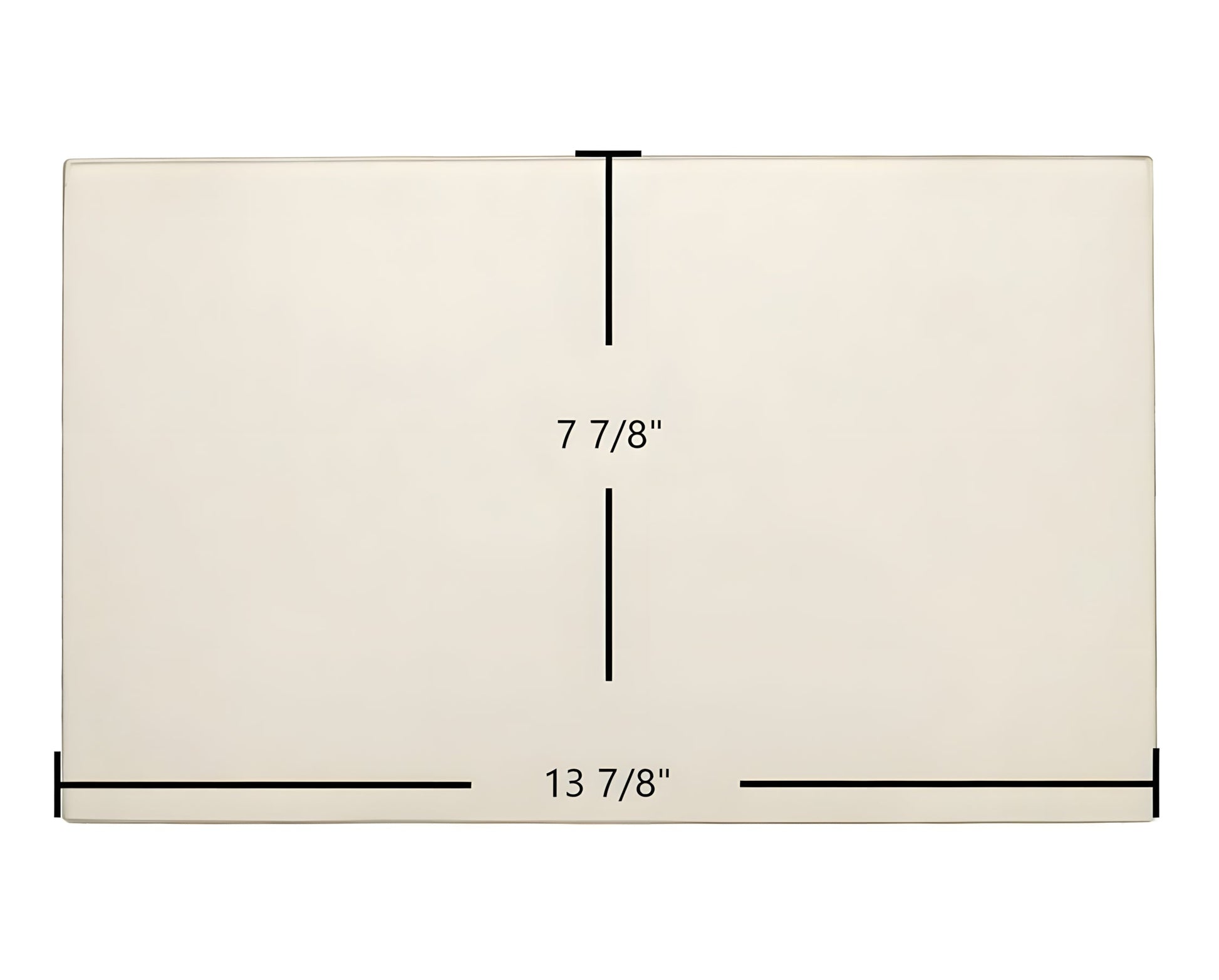 Ceramic Replacement Glass for Black Bart Single Door (BBSD) Glass Replacement - 13 7/8" x 7 7/8"