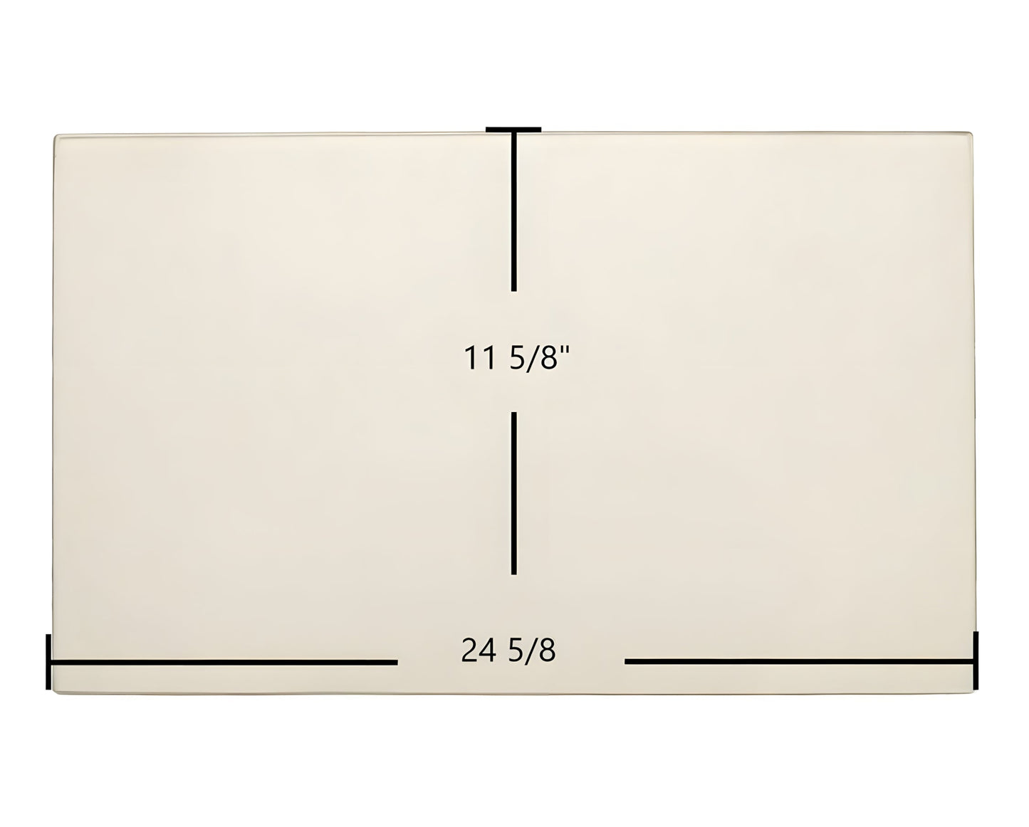Ceramic Replacement Glass for Blaze King Ashford 25 Door Glass Replacement - 24 5/8" x 11 5/8"