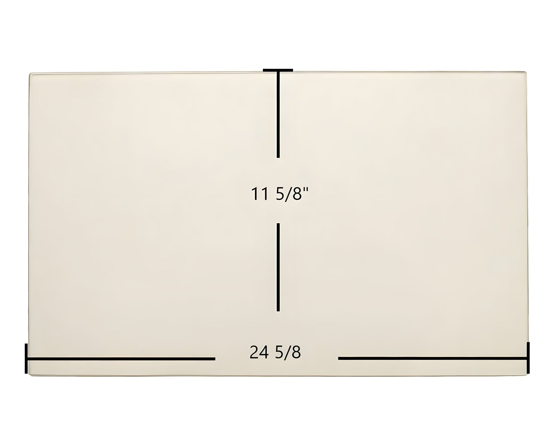 Ceramic Replacement Glass for Blaze King Ashford 25 Door Glass Replacement - 24 5/8" x 11 5/8"