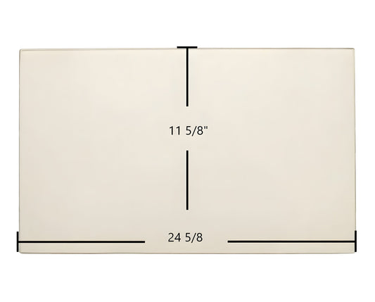 Ceramic Replacement Glass for Blaze King Ashford 25 Door Glass Replacement - 24 5/8" x 11 5/8"