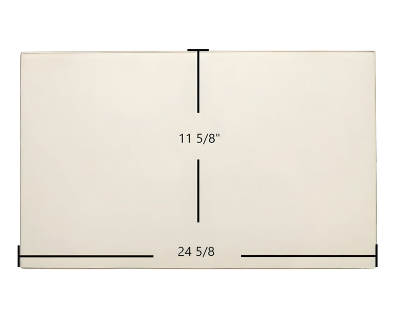 Ceramic Replacement Glass for Blaze King Ashford 25 Door Glass Replacement - 24 5/8" x 11 5/8"