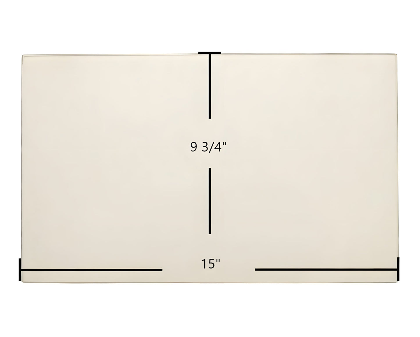 Ceramic Replacement Glass for Blaze King Ashford AF20 Door Glass Replacement - 15" x 9 3/4"