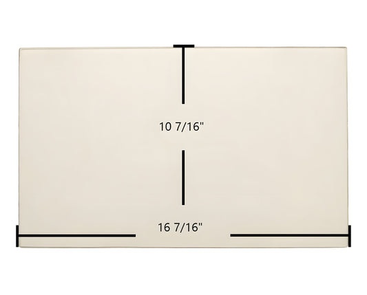 Ceramic Replacement Glass for Blaze King Classic, King, KE1102, KE1107 Door Glass Replacement - 16 7/16" x 10 7/16"